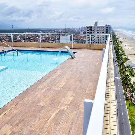 Apartmán Apto C Wi-Fi A Beira-Mar Na Praia Jardim Real Sp Praia Grande  Exteriér fotografie