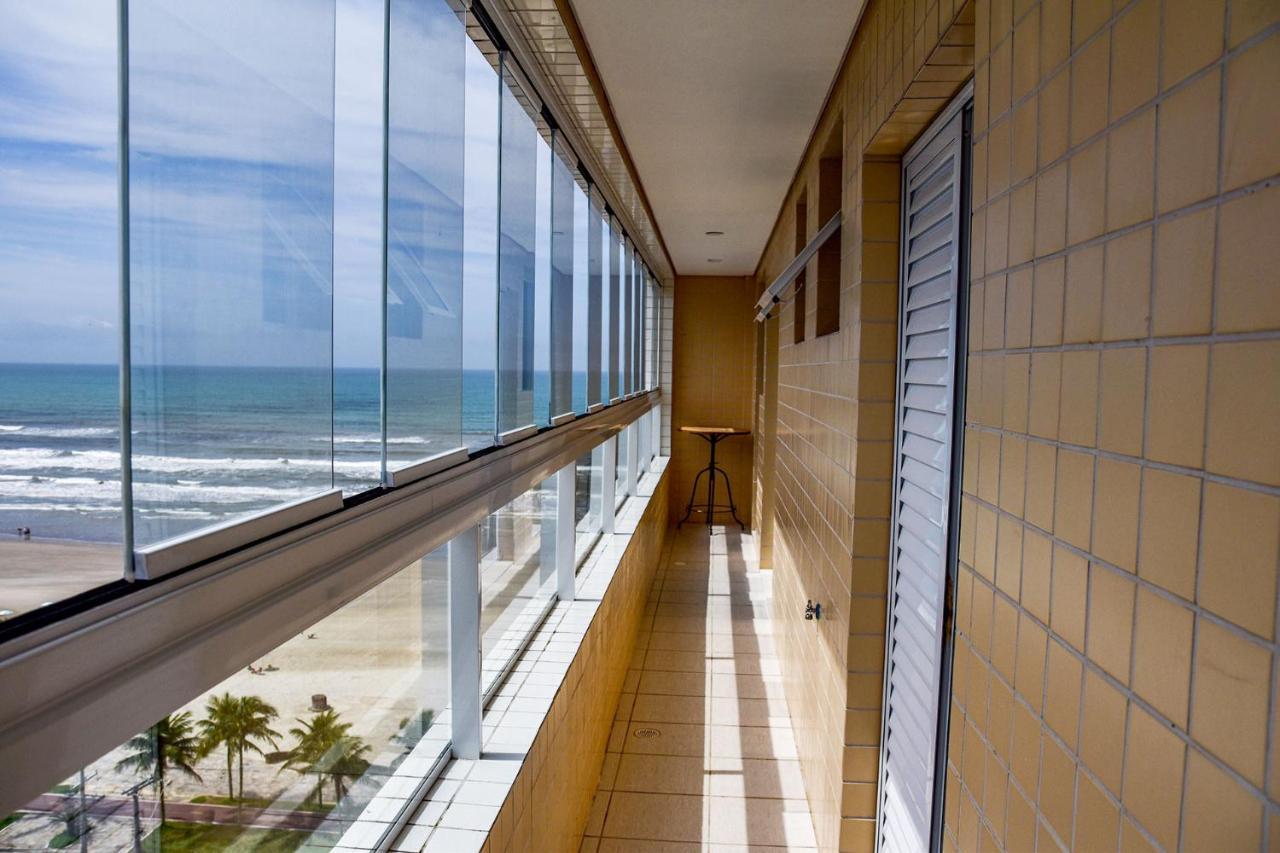 Apartmán Apto C Wi-Fi A Beira-Mar Na Praia Jardim Real Sp Praia Grande  Exteriér fotografie