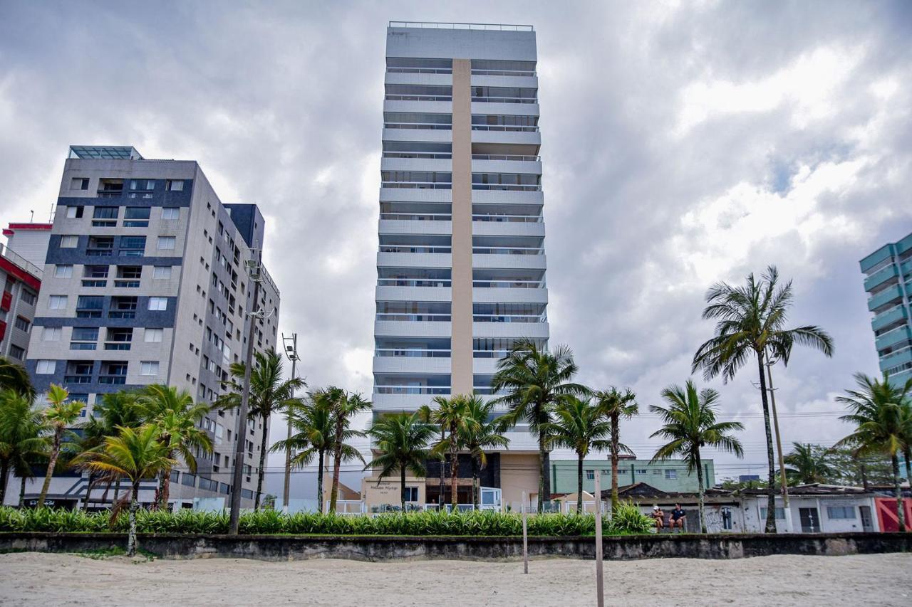 Apartmán Apto C Wi-Fi A Beira-Mar Na Praia Jardim Real Sp Praia Grande  Exteriér fotografie